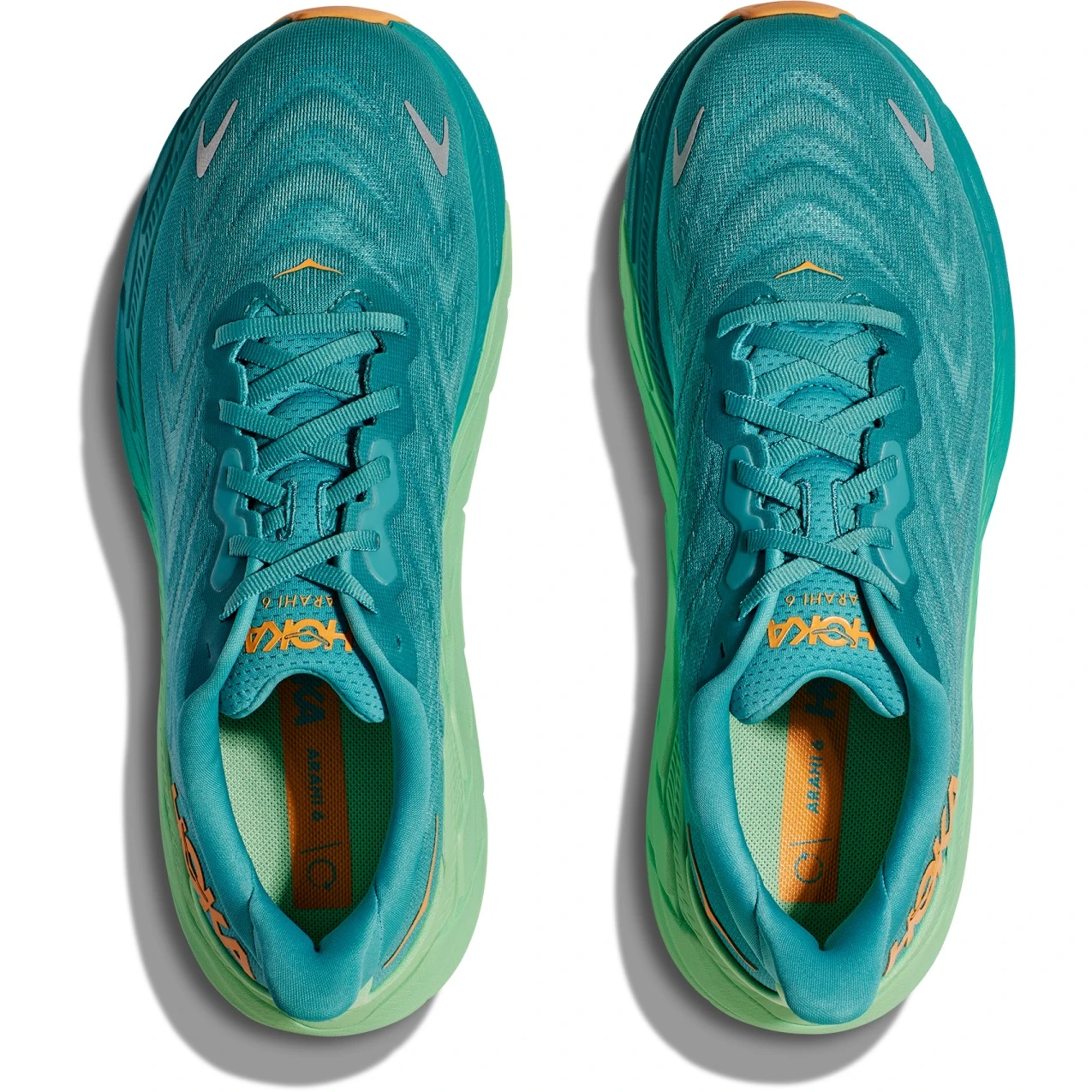 Hoka Chaussures Running - Arahi 6 - Ocean Mist / Lime Glow 9 Hoka Chaussures Running - Arahi 6 - Ocean Mist / Lime Glow – Image 7