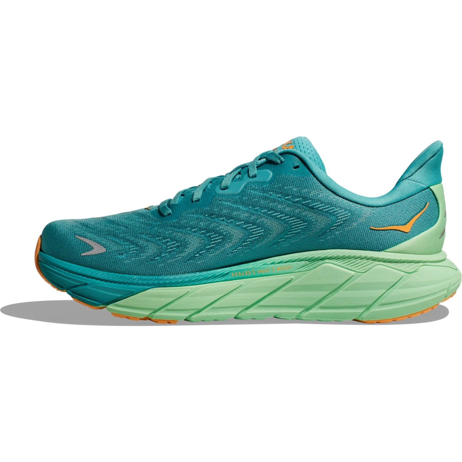 Hoka Chaussures Running - Arahi 6 - Ocean Mist / Lime Glow 6 Hoka Chaussures Running - Arahi 6 - Ocean Mist / Lime Glow – Image 4