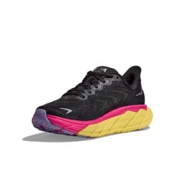Hoka Chaussures Running Femme - Arahi 6 - Noir / Pink Yarrow -Hoka hoka arahi 6 women s running shoes black pink yarrow 4 1428164
