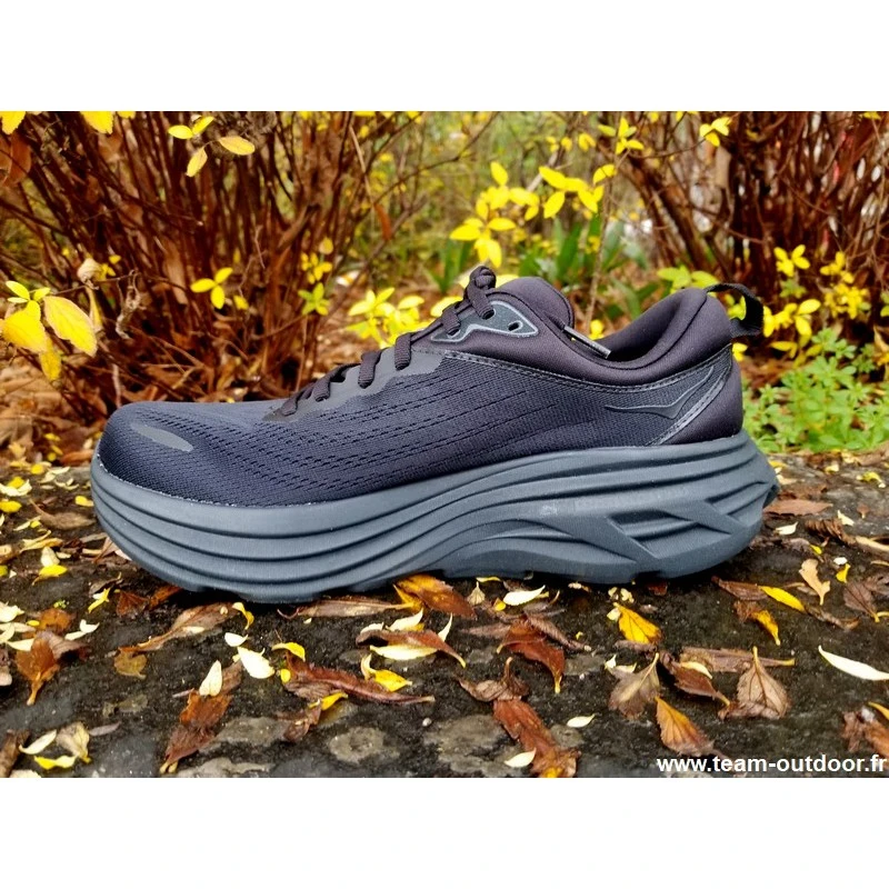 HOKA Bondi 8 Homme Black / Black 7 HOKA Bondi 8 Homme Black / Black – Image 5