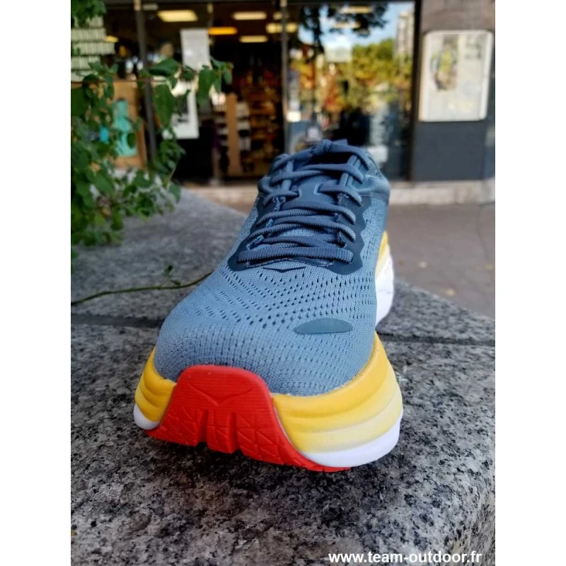 HOKA Bondi 8 Homme Goblin Blue / Moutain Spring 8 HOKA Bondi 8 Homme Goblin Blue / Moutain Spring – Image 6