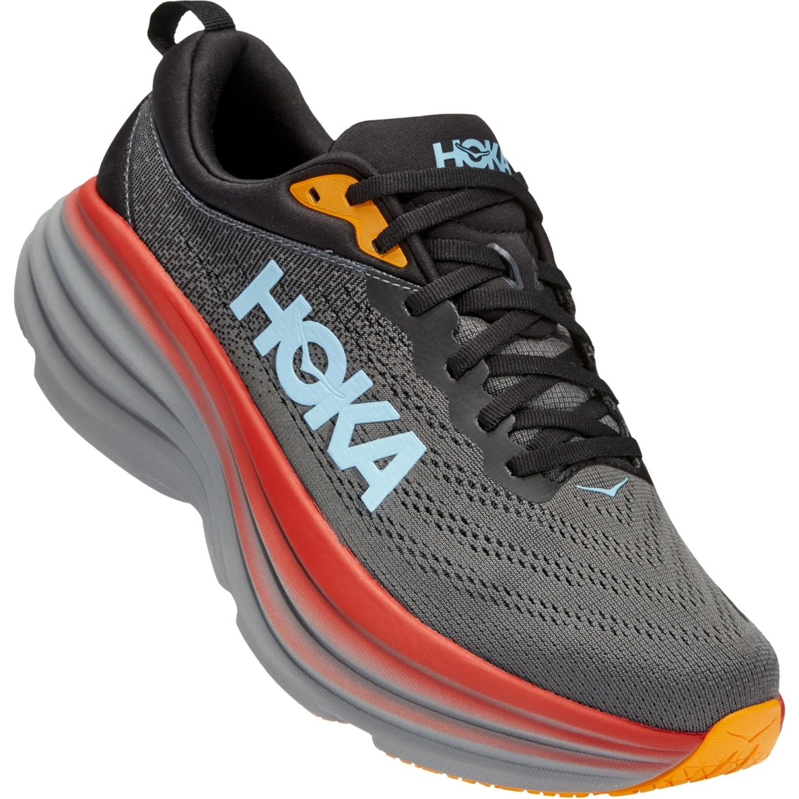 Hoka Chaussures Running Homme - Bondi 8 - Anthracite / Castlerock 3 Hoka Chaussures Running Homme - Bondi 8 - Anthracite / Castlerock