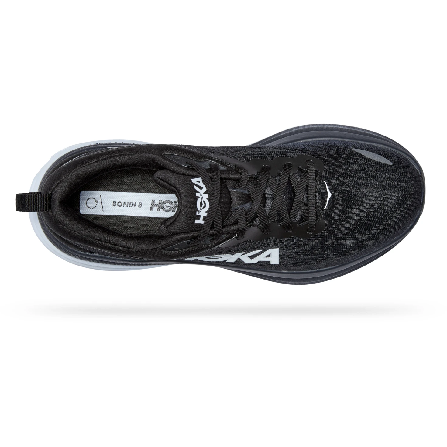 Hoka Chaussures Running Homme - Bondi 8 - Noir / Blanc 9 Hoka Chaussures Running Homme - Bondi 8 - Noir / Blanc – Image 7