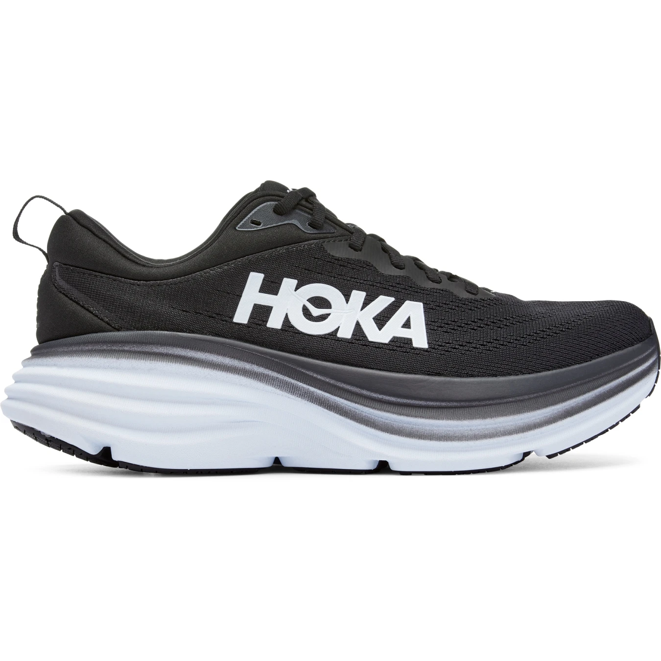 Hoka Chaussures Running Homme - Bondi 8 Wide - Noir / Blanc 7 Hoka Chaussures Running Homme - Bondi 8 Wide - Noir / Blanc – Image 5