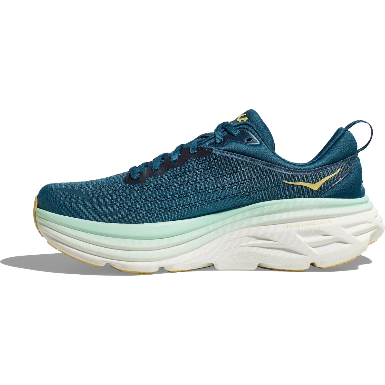 Hoka Chaussures Running Homme - Bondi 8 - Midnight Ocean / Bluesteel 6 Hoka Chaussures Running Homme - Bondi 8 - Midnight Ocean / Bluesteel – Image 4