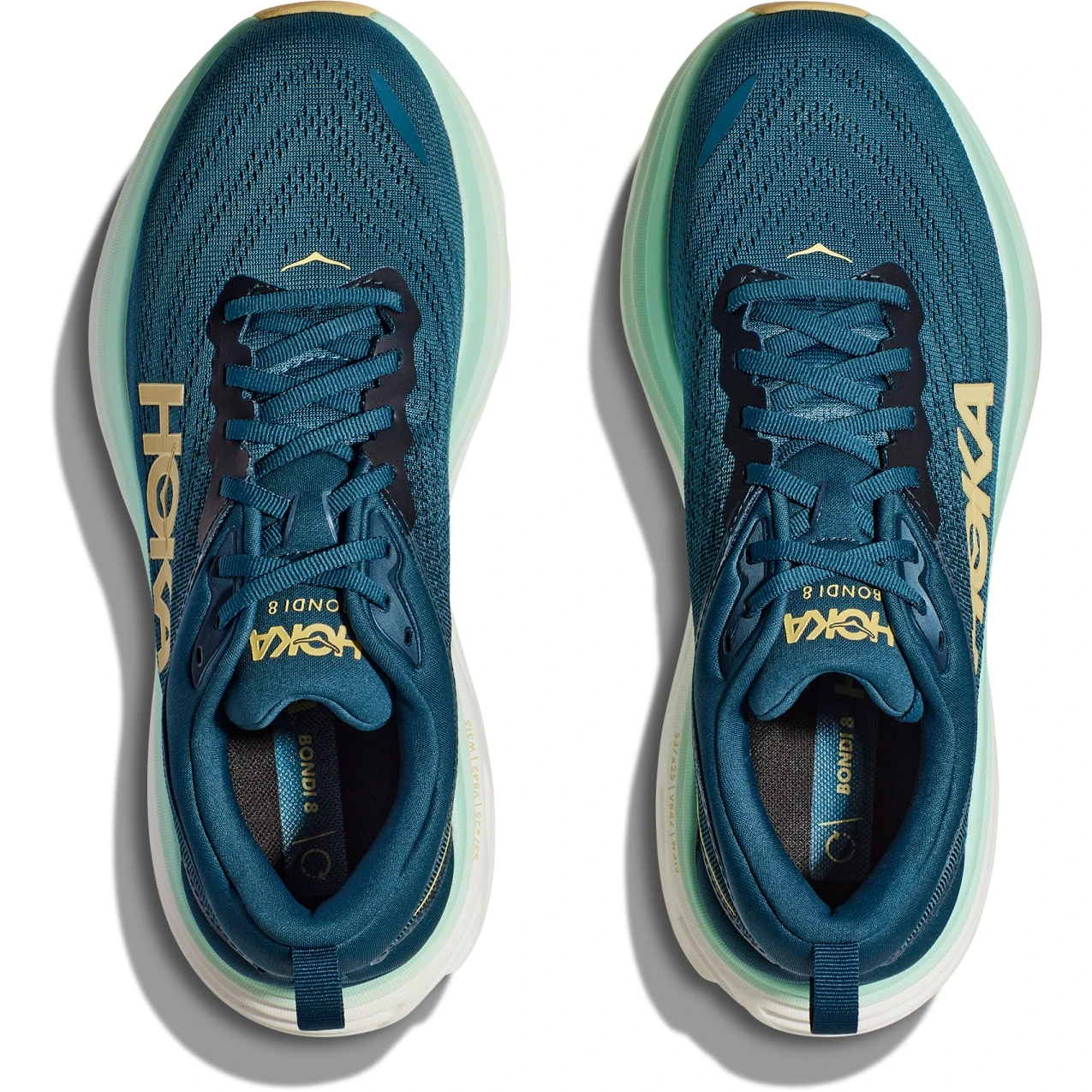 Hoka Chaussures Running Homme - Bondi 8 - Midnight Ocean / Bluesteel 9 Hoka Chaussures Running Homme - Bondi 8 - Midnight Ocean / Bluesteel – Image 7