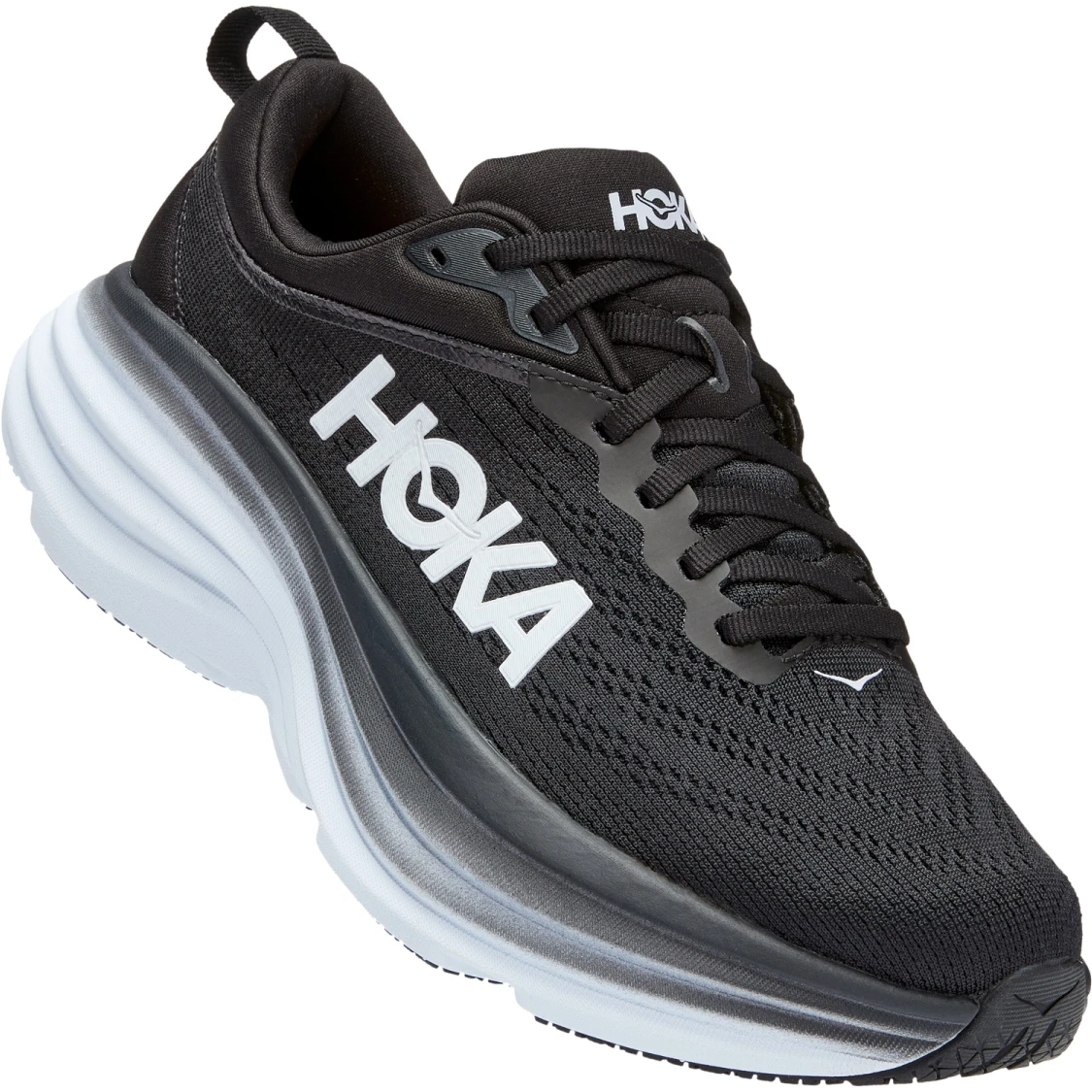 Hoka Chaussures Running Femme - Bondi 8 Wide - Noir / Blanc 3 Hoka Chaussures Running Femme - Bondi 8 Wide - Noir / Blanc
