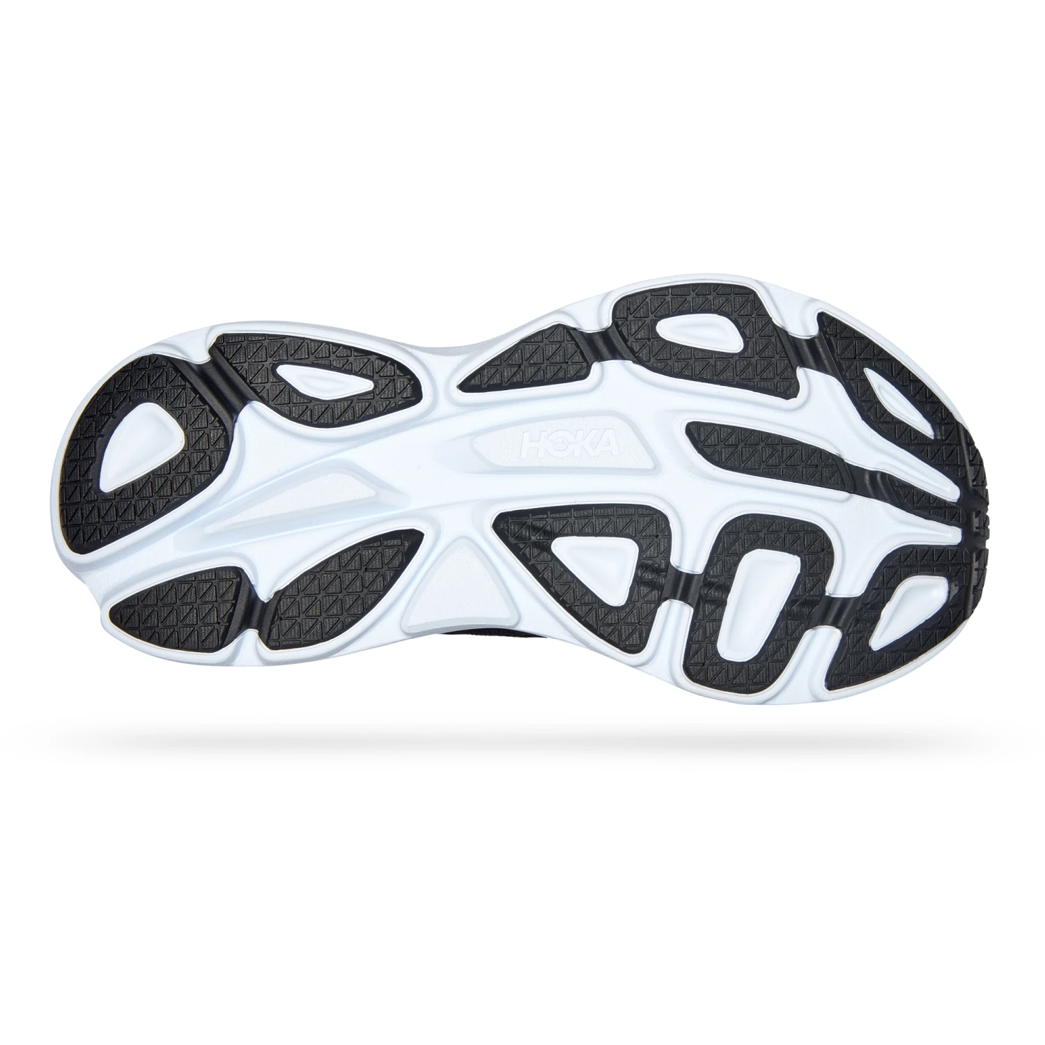 Hoka Chaussures Running Femme - Bondi 8 Wide - Noir / Blanc 10 Hoka Chaussures Running Femme - Bondi 8 Wide - Noir / Blanc – Image 8