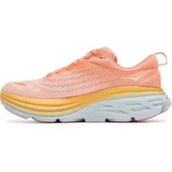 Hoka Chaussures Running Femme - Bondi 8 - Shell Coral / Peach Parfait -Hoka hoka bondi 8 women s running shoes shell coral peach parfait 1 1239601