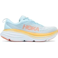 Hoka Chaussures Running Femme - Bondi 8 Wide - Summer Song / Country Air -Hoka hoka bondi 8 women s running shoes summer song country air 3 1239611