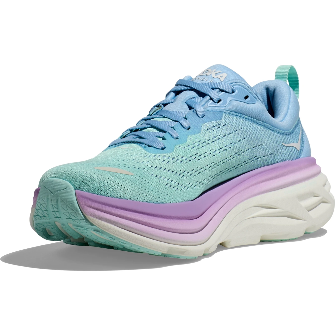 Hoka Chaussures Running Femme - Bondi 8 - Airy Blue / Sunlit Ocean 4 Hoka Chaussures Running Femme - Bondi 8 - Airy Blue / Sunlit Ocean – Image 2
