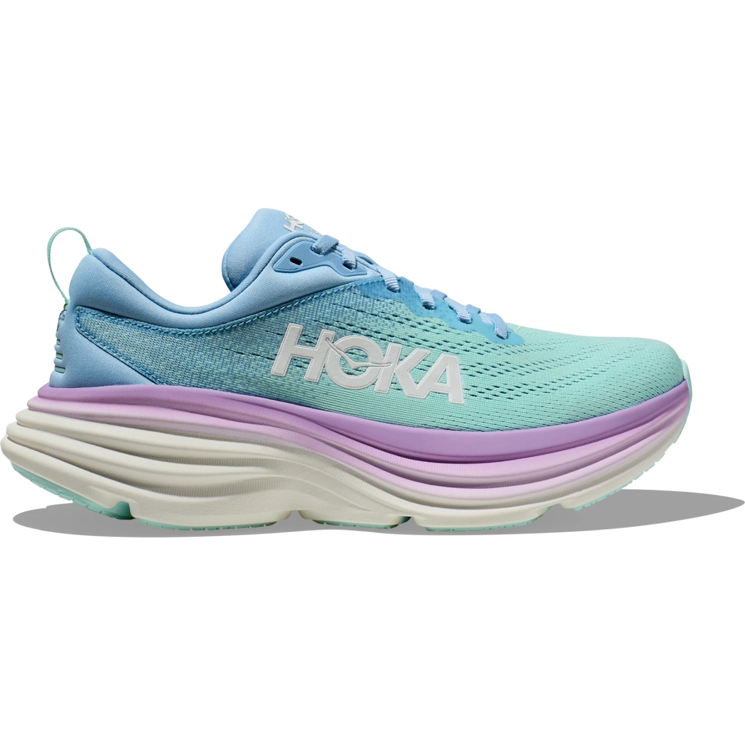 Hoka Chaussures Running Femme - Bondi 8 - Airy Blue / Sunlit Ocean 5 Hoka Chaussures Running Femme - Bondi 8 - Airy Blue / Sunlit Ocean – Image 3