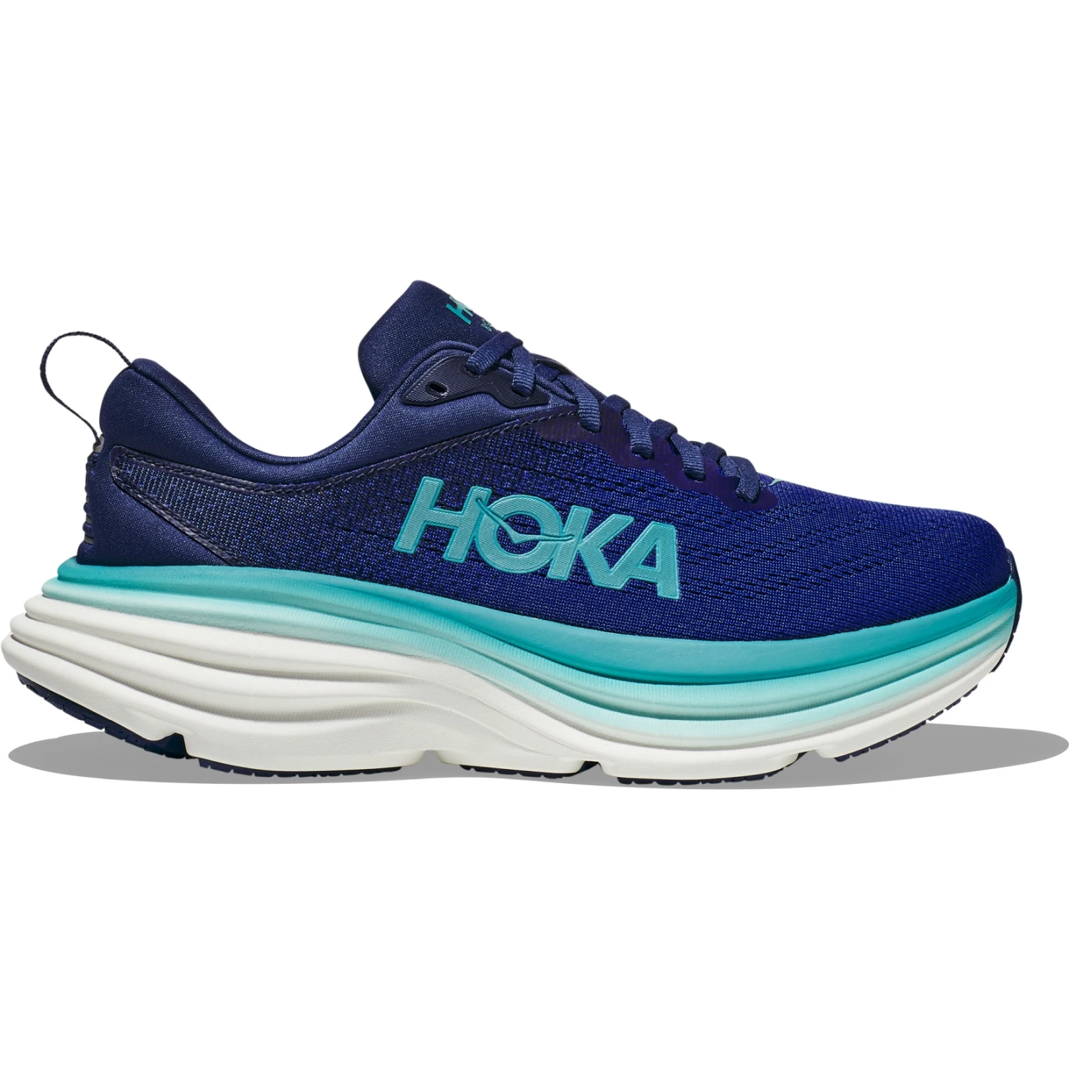 Hoka Chaussures Running Femme - Bondi 8 - Bellwether Blue / Evening Sky 5 Hoka Chaussures Running Femme - Bondi 8 - Bellwether Blue / Evening Sky – Image 3