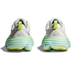 Hoka Chaussures Running Femme - Bondi 8 - Blanc De Blanc / Sunlit Ocean -Hoka hoka bondi 8 womens running shoes blanc de blanc sunlit ocean 3 1502150