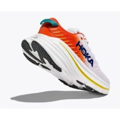 Hoka Chaussures Running - Bondi X - Blanc De Blanc / Flame -Hoka hoka bondi x running shoes blanc de blanc flame 7 1460245