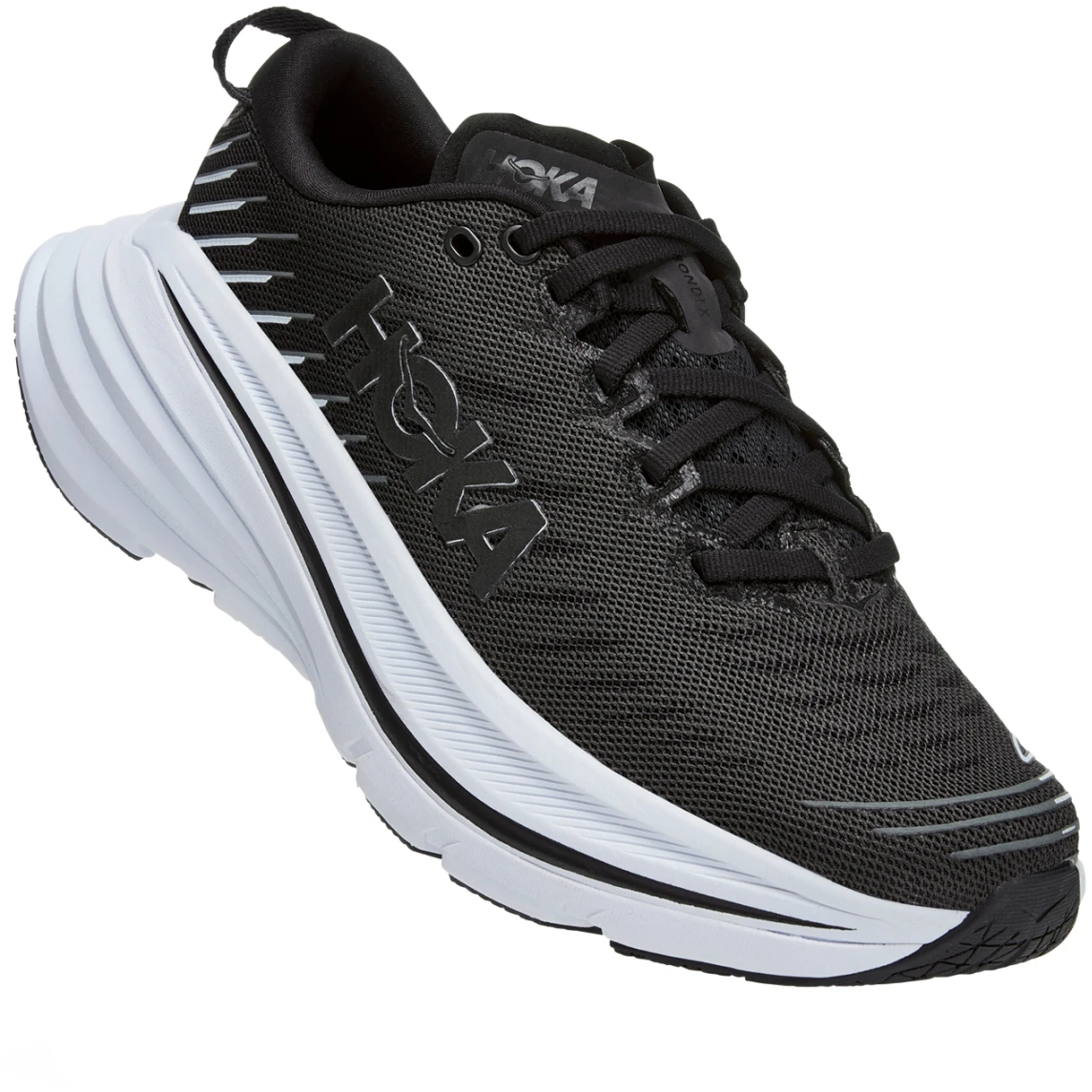 Hoka Chaussures Running Femme - Bondi X - Noir / Blanc 3 Hoka Chaussures Running Femme - Bondi X - Noir / Blanc