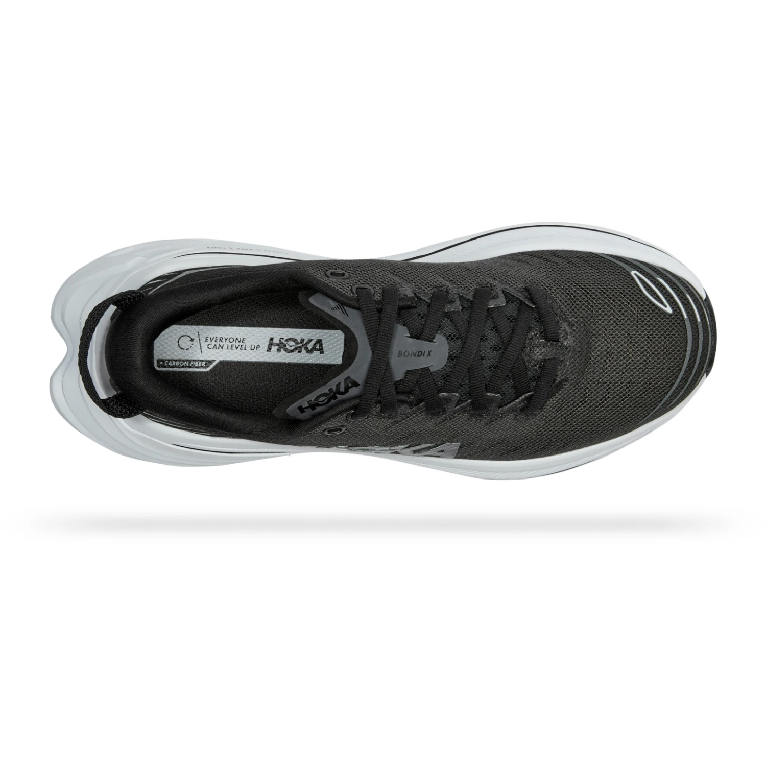 Hoka Chaussures Running Femme - Bondi X - Noir / Blanc 9 Hoka Chaussures Running Femme - Bondi X - Noir / Blanc – Image 7