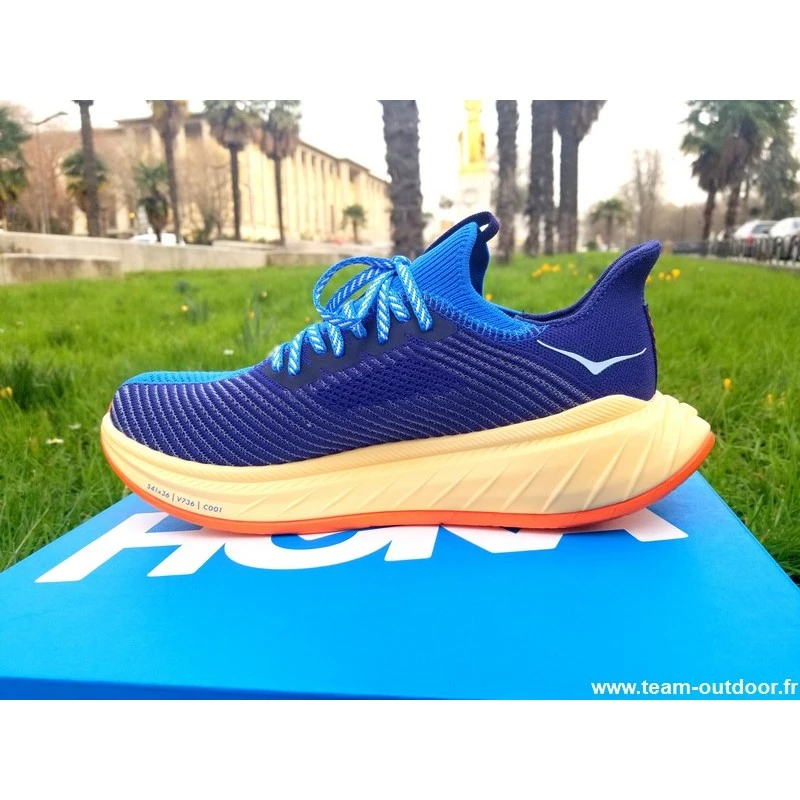 HOKA Carbon X 3 Homme Coastal Sky / Bellwether Blue 6 HOKA Carbon X 3 Homme Coastal Sky / Bellwether Blue – Image 4