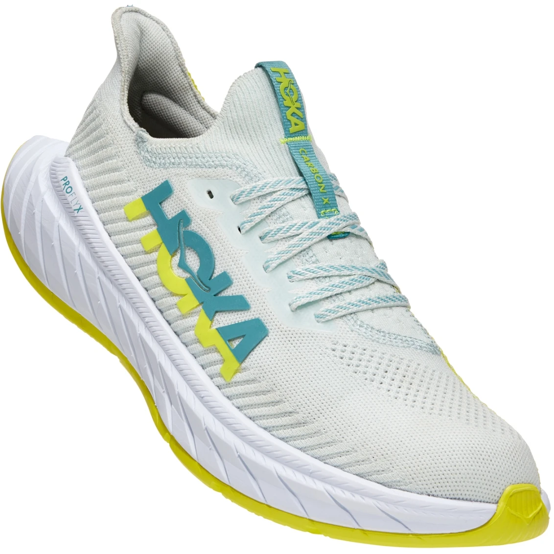 Hoka Chaussures Running - Carbon X 3 - Billowing Sail / Evening Primrose 3 Hoka Chaussures Running - Carbon X 3 - Billowing Sail / Evening Primrose