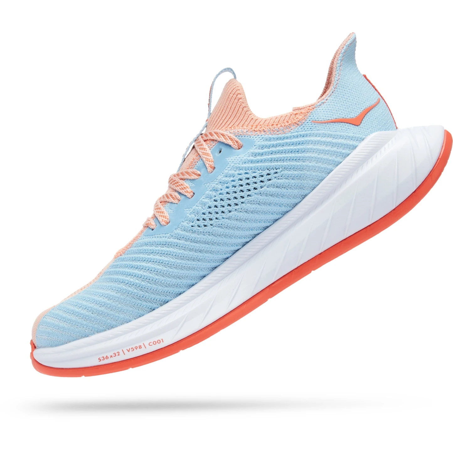 Hoka Chaussures Running Femme - Carbon X 3 - Peach Parfait / Summer Song 6 Hoka Chaussures Running Femme - Carbon X 3 - Peach Parfait / Summer Song – Image 4