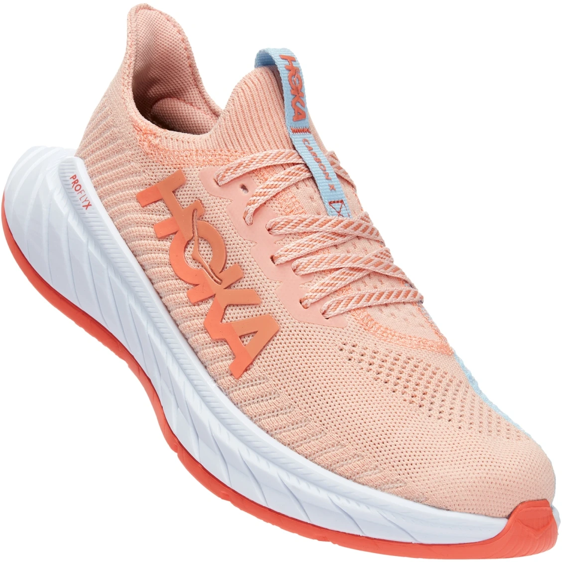 Hoka Chaussures Running Femme - Carbon X 3 - Peach Parfait / Summer Song 3 Hoka Chaussures Running Femme - Carbon X 3 - Peach Parfait / Summer Song