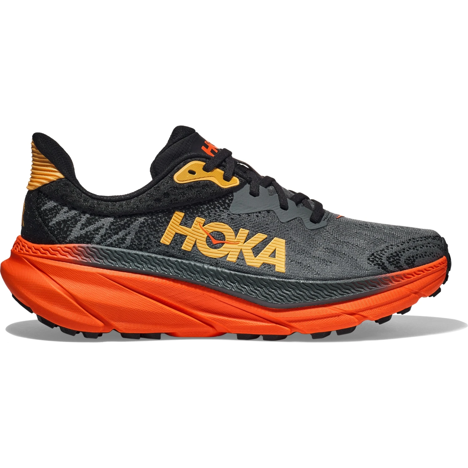 Hoka Chaussures Running Homme - Challenger 7 - Castlerock / Flame 5 Hoka Chaussures Running Homme - Challenger 7 - Castlerock / Flame – Image 3