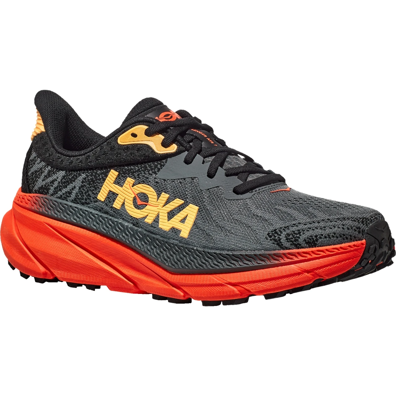 Hoka Chaussures Running Homme - Challenger 7 - Castlerock / Flame 3 Hoka Chaussures Running Homme - Challenger 7 - Castlerock / Flame