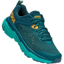 Hoka 44 Hoka Challenger 6 Wide Chaussures Running Femme - Deep Teal / Water Garden
