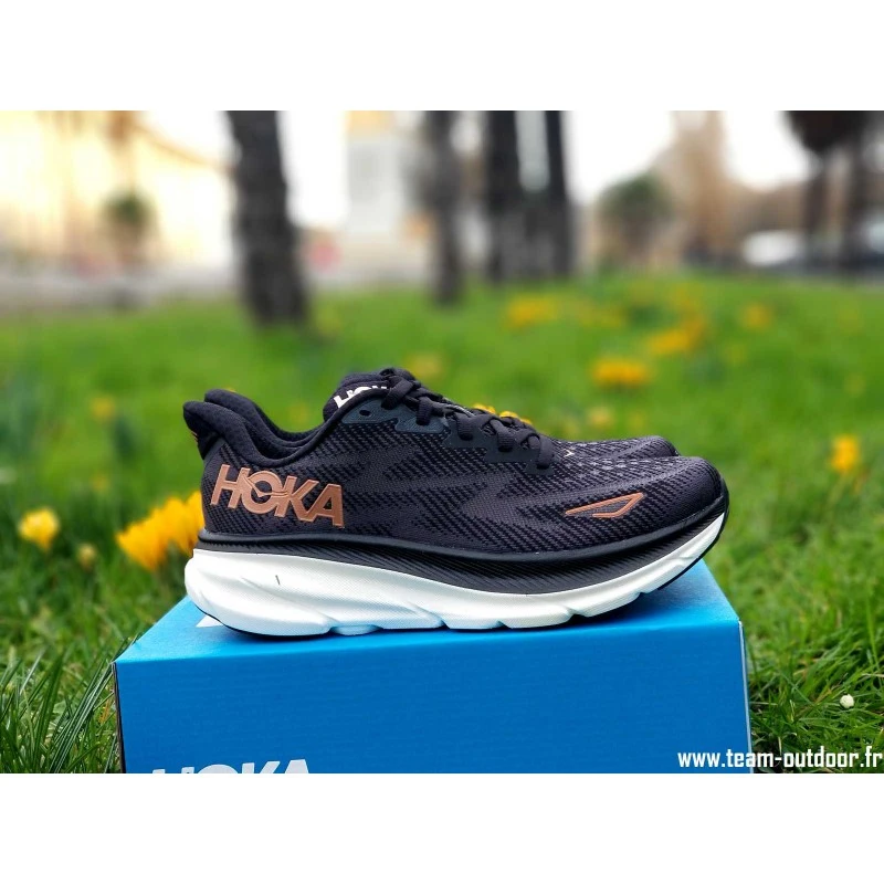 HOKA Clifton 9 Femme Black / Copper 4 HOKA Clifton 9 Femme Black / Copper – Image 2