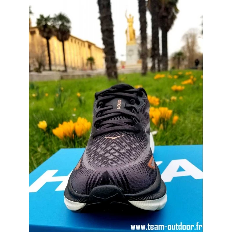 HOKA Clifton 9 Femme Black / Copper 5 HOKA Clifton 9 Femme Black / Copper – Image 3