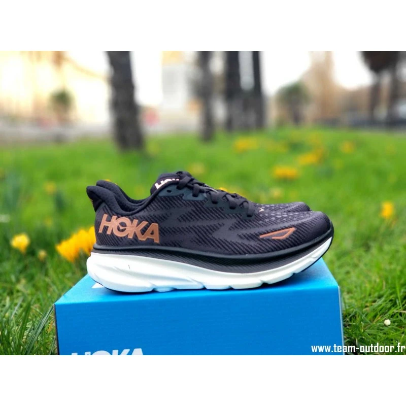 HOKA Clifton 9 Femme Black / Copper 3 HOKA Clifton 9 Femme Black / Copper