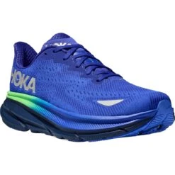 Hoka Chaussures Running - Clifton 9 GTX - Dazzling Blue / Evening Sky