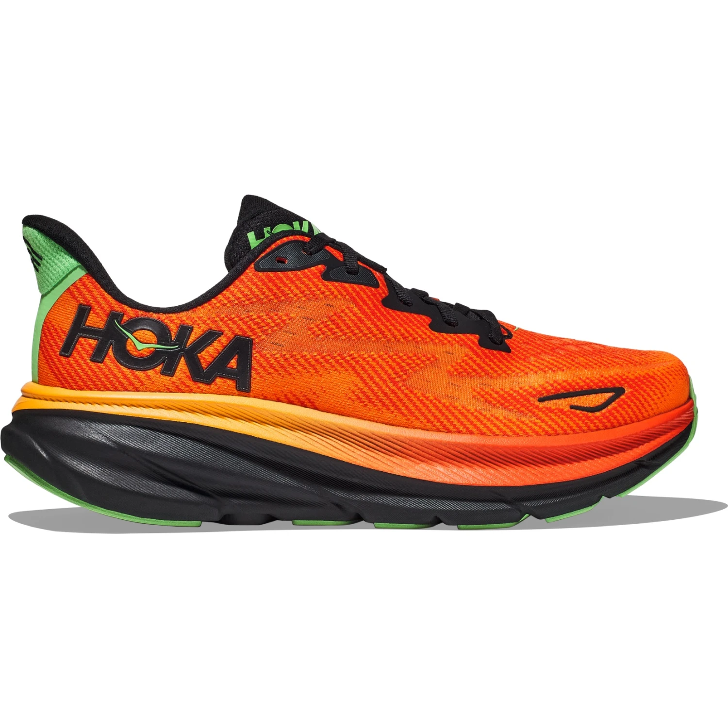 Hoka Chaussures Running Homme - Clifton 9 - Flame / Vibrant Orange 5 Hoka Chaussures Running Homme - Clifton 9 - Flame / Vibrant Orange – Image 3