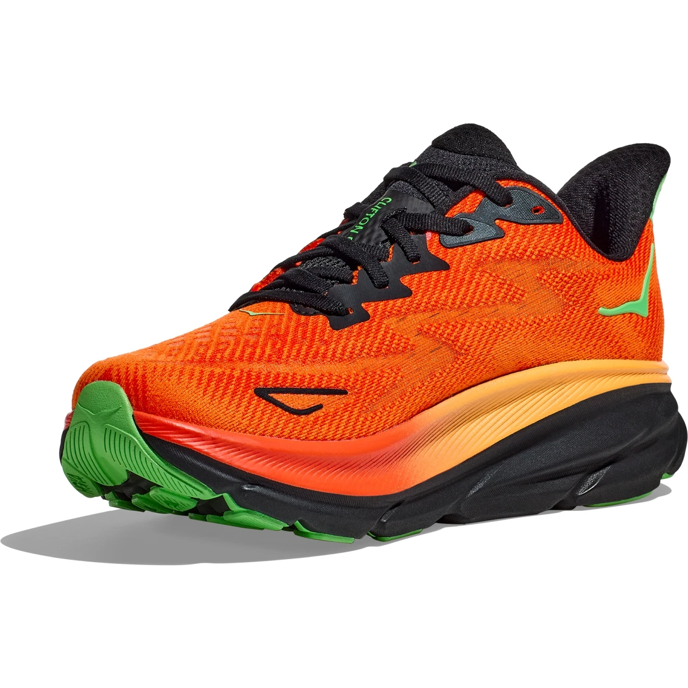 Hoka Chaussures Running Homme - Clifton 9 - Flame / Vibrant Orange 4 Hoka Chaussures Running Homme - Clifton 9 - Flame / Vibrant Orange – Image 2