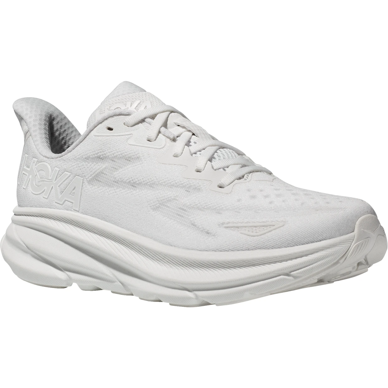 Hoka Chaussures Running Homme - Clifton 9 - Blanc / Blanc 3 Hoka Chaussures Running Homme - Clifton 9 - Blanc / Blanc