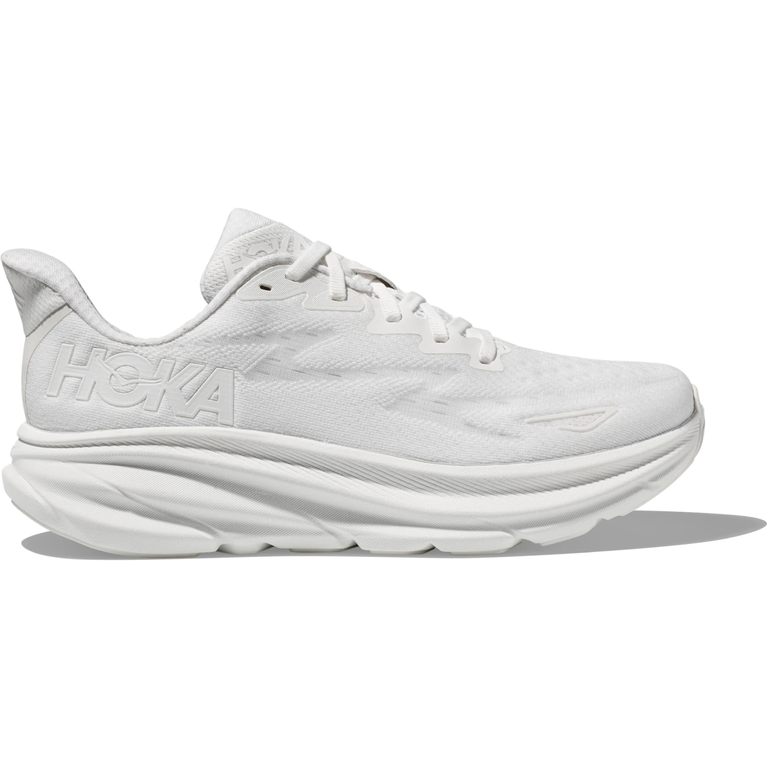 Hoka Chaussures Running Homme - Clifton 9 - Blanc / Blanc 4 Hoka Chaussures Running Homme - Clifton 9 - Blanc / Blanc – Image 2