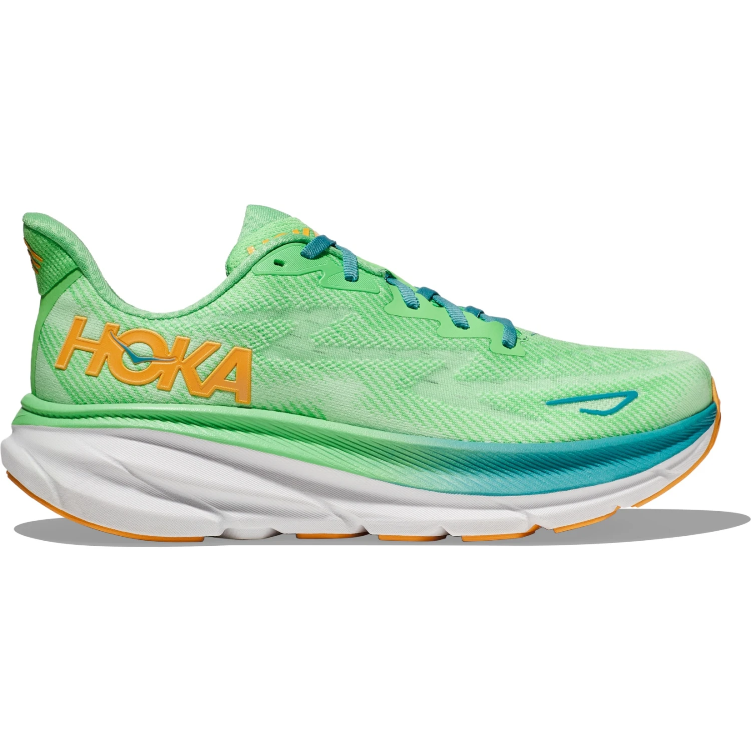 Hoka Chaussures Running Homme - Clifton 9 - Zest / Lime Glow 5 Hoka Chaussures Running Homme - Clifton 9 - Zest / Lime Glow – Image 3