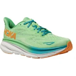 Hoka Chaussures Running Homme - Clifton 9 - Zest / Lime Glow
