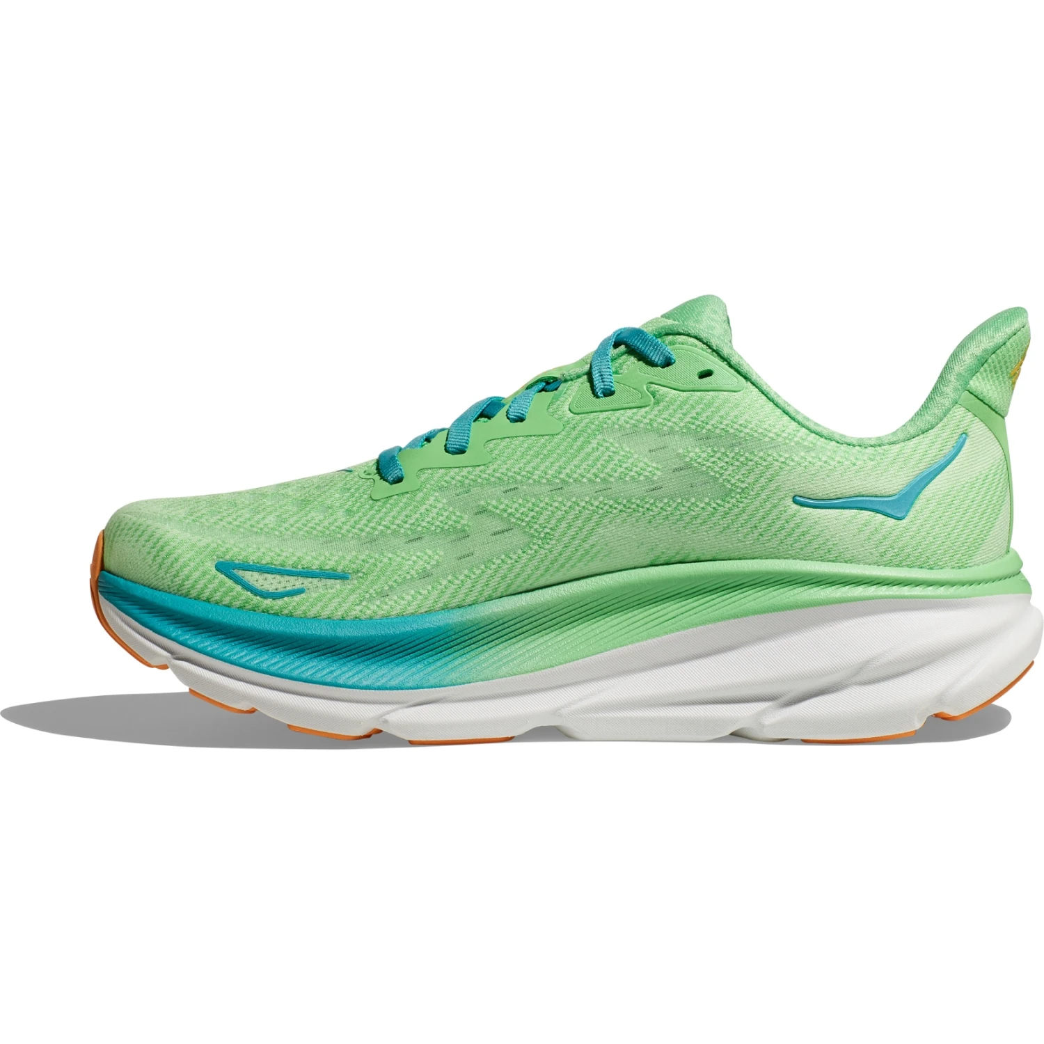 Hoka Chaussures Running Homme - Clifton 9 - Zest / Lime Glow 6 Hoka Chaussures Running Homme - Clifton 9 - Zest / Lime Glow – Image 4