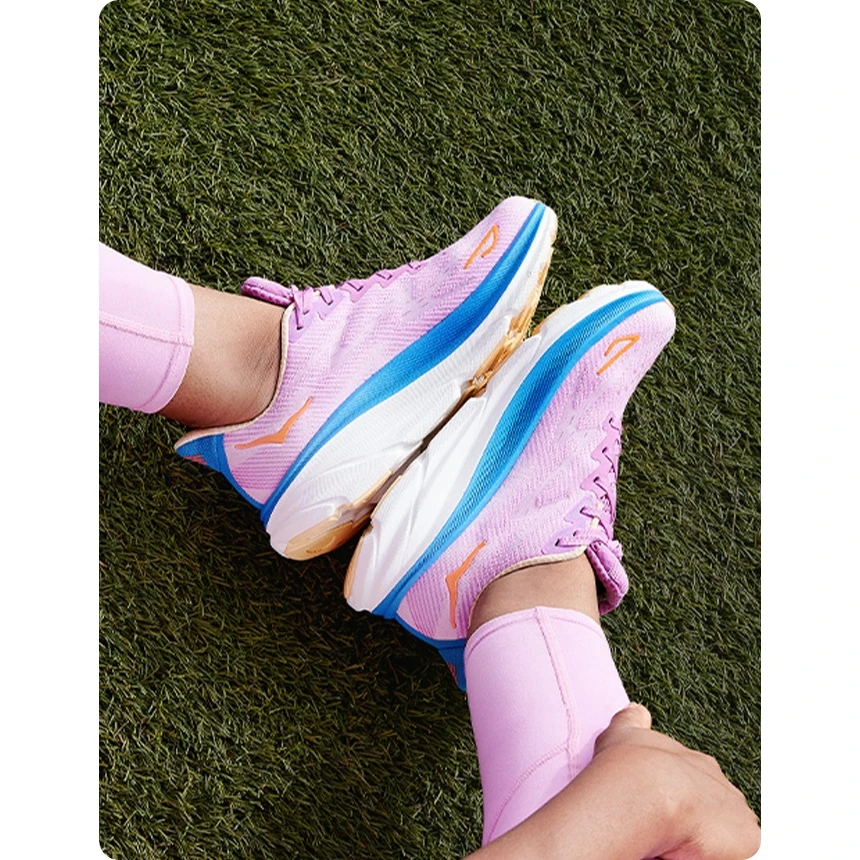 Hoka Chaussures Running Femme - Clifton 9 - Sunlit Ocean / Lilac Mist 11 Hoka Chaussures Running Femme - Clifton 9 - Sunlit Ocean / Lilac Mist – Image 9