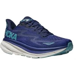 Hoka Chaussures Running Femme - Clifton 9 - Bellwether Blue / Evening Sky