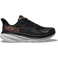 Hoka Chaussures Running Femme - Clifton 9 - Noir / Rose Gold 14 Hoka Chaussures Running Femme - Clifton 9 - Noir / Rose Gold -Hoka hoka clifton 9 womens running shoes black rose gold 3 1502396