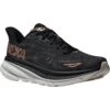Hoka Chaussures Running Femme - Clifton 9 - Noir / Rose Gold -Hoka hoka clifton 9 womens running shoes black rose gold 4 1502398
