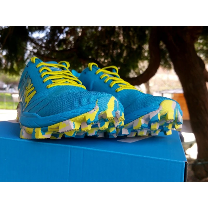 HOKA Evo Jawz Homme Cyan / Citrus 3 HOKA Evo Jawz Homme Cyan / Citrus – Image 2