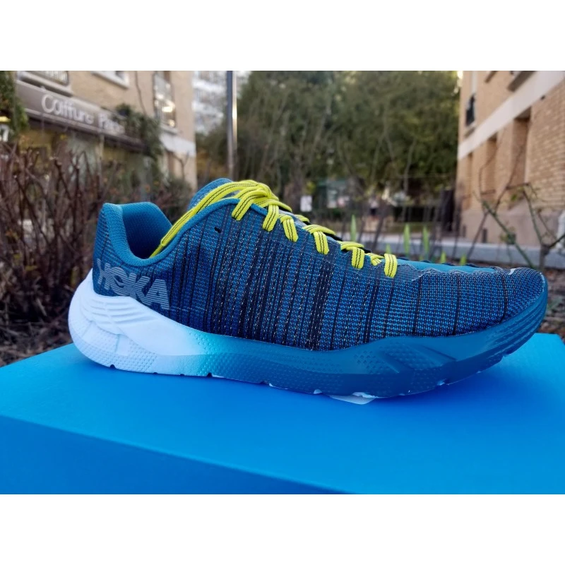 HOKA Evo Rehi Homme Citrus / Cyan 4 HOKA Evo Rehi Homme Citrus / Cyan – Image 2