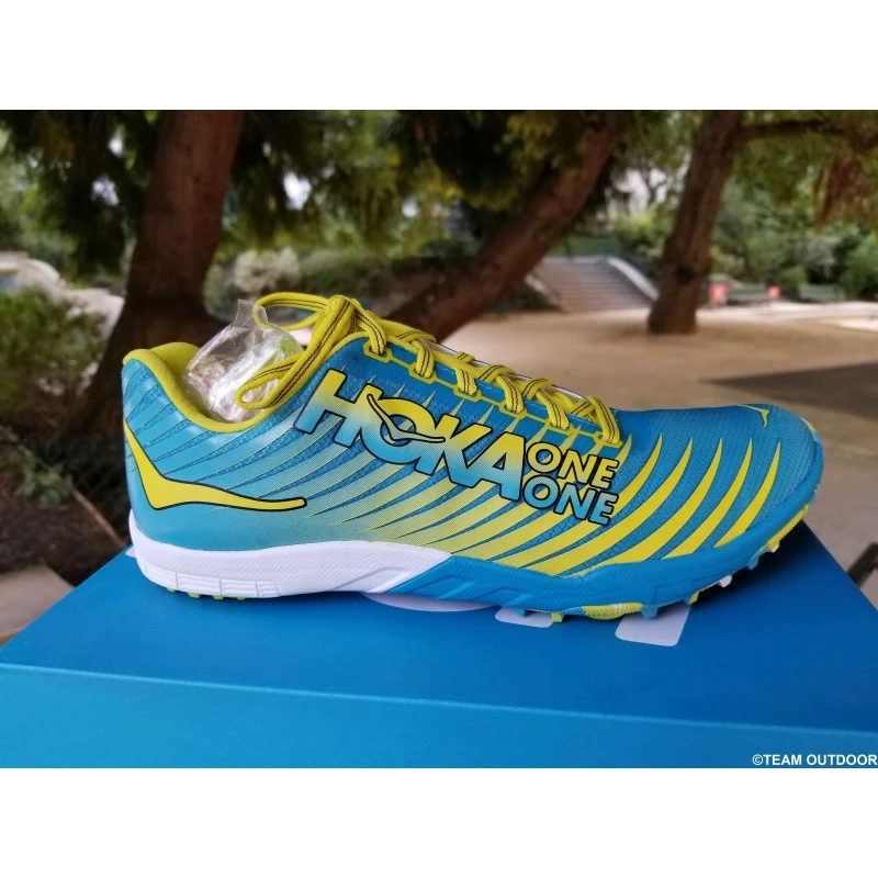 HOKA Evo XC Spike Homme Cyan / Citrus 4 HOKA Evo XC Spike Homme Cyan / Citrus – Image 2