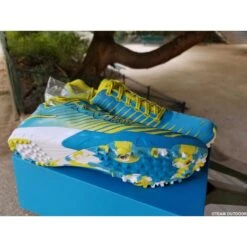 HOKA Evo XC Spike Homme Cyan / Citrus