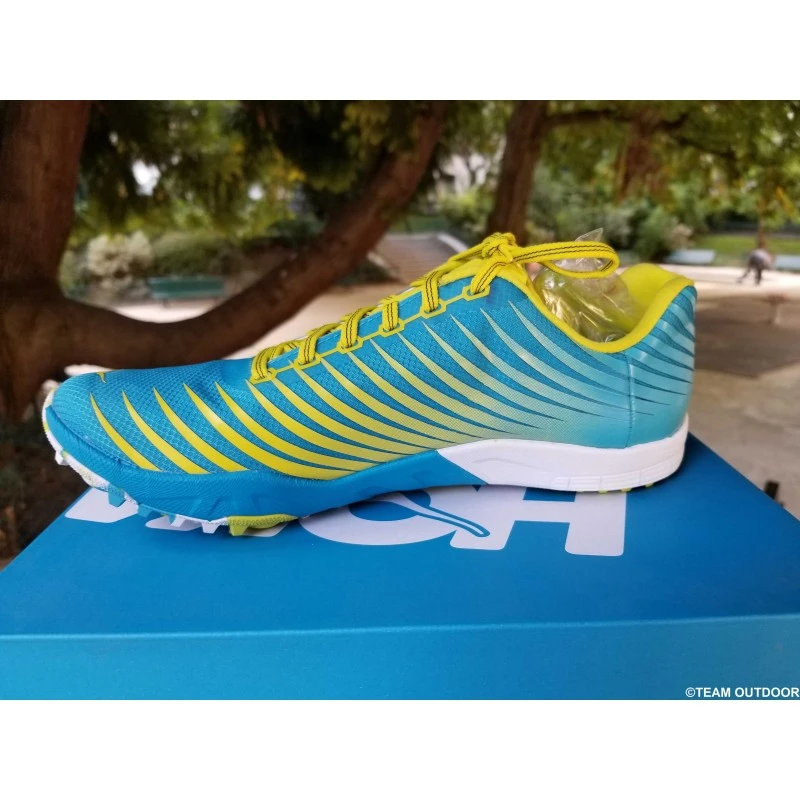 HOKA Evo XC Spike Homme Cyan / Citrus 6 HOKA Evo XC Spike Homme Cyan / Citrus – Image 4
