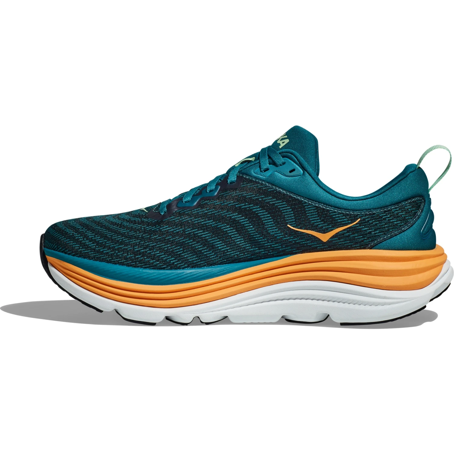 Hoka Chaussures Running Homme - Gaviota 5 - Deep Lagoon / Sherbet 6 Hoka Chaussures Running Homme - Gaviota 5 - Deep Lagoon / Sherbet – Image 4