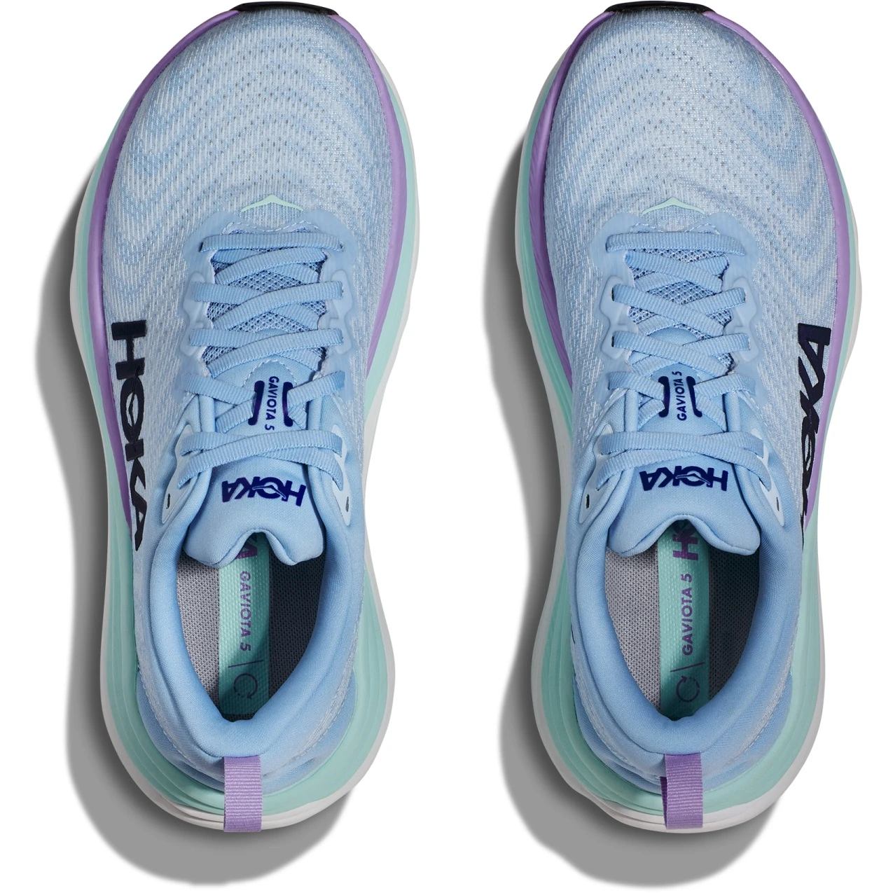 Hoka Chaussures Running Femme - Gaviota 5 - Airy Blue / Sunlit Ocean 9 Hoka Chaussures Running Femme - Gaviota 5 - Airy Blue / Sunlit Ocean – Image 7